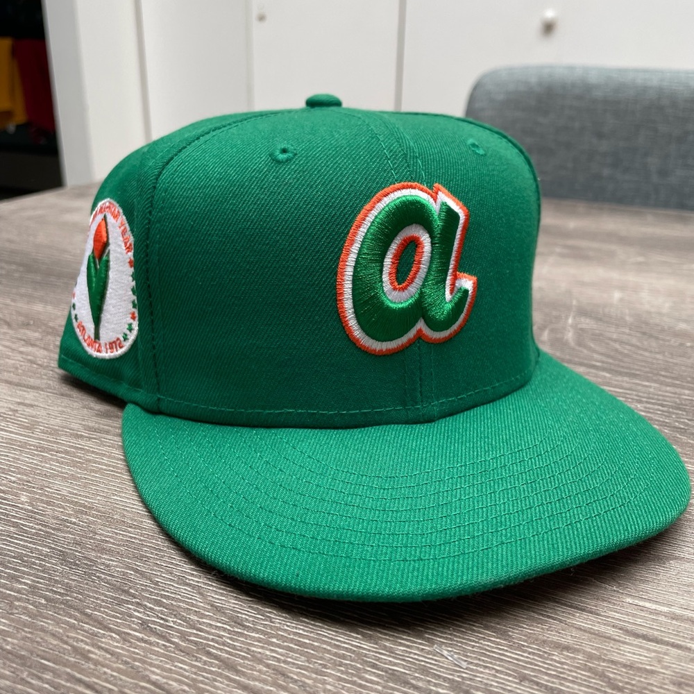 Braves Throwback Fitted Cap